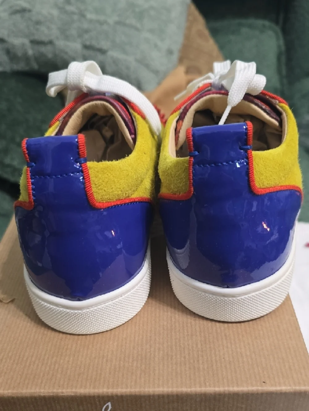 Full Inclusion New Christian Louboutin Louis Junior Spikes - Picture 5 of 8